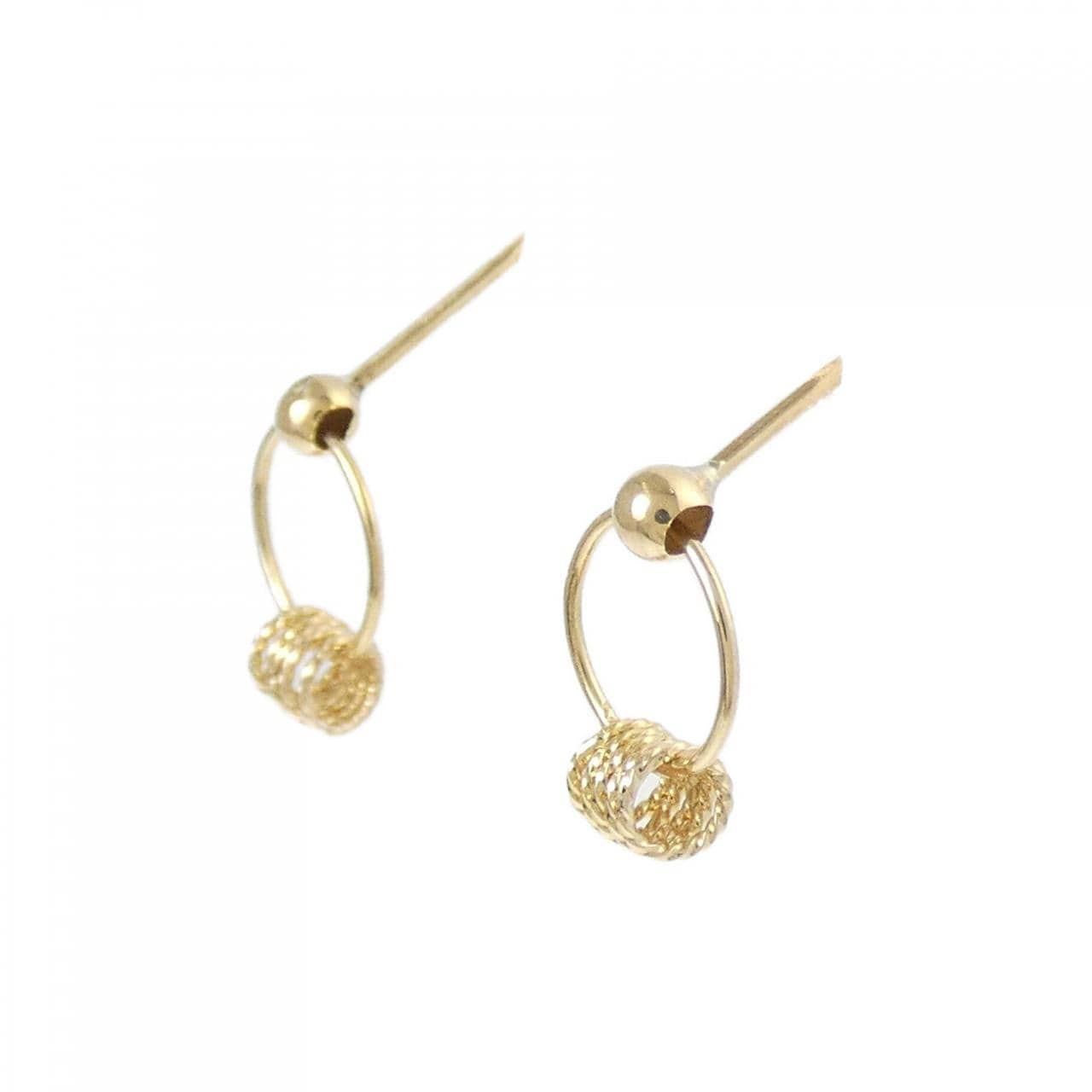 K18YG earrings