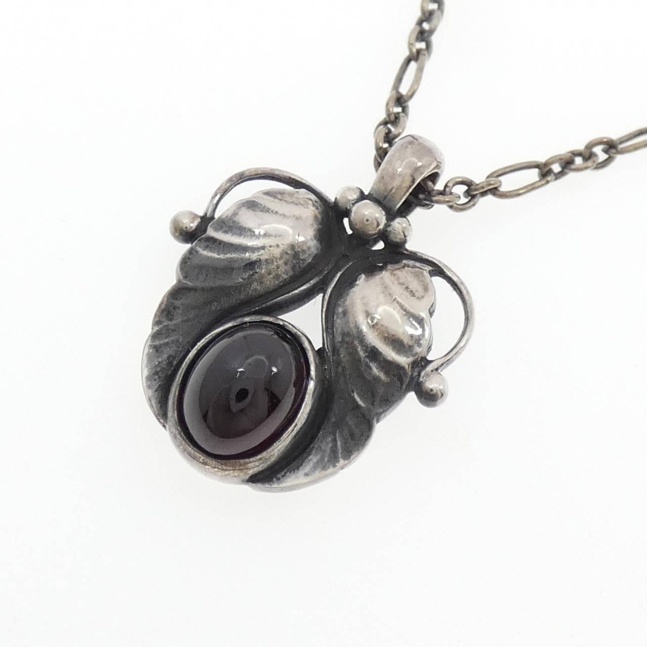 ジョージ ジェンセン ガーネット ネックレス