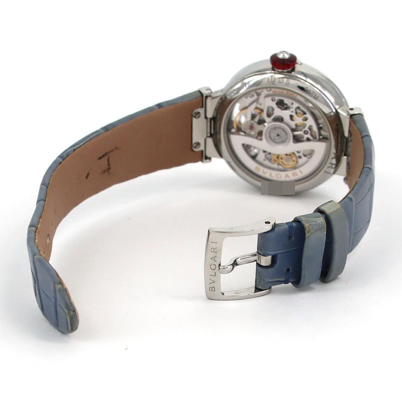 【ノーメンテナンス還元価格】ブルガリ ルチェアスケルトンブルー JAPAN LIMITED LU33S/103435 SS 自動巻