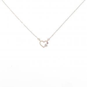 クミキョク ハート ダイヤモンド ネックレス 0.02CT