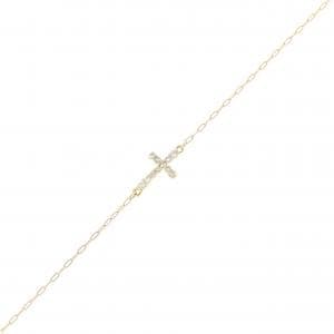 アガット クロス ブレスレット 0.05CT