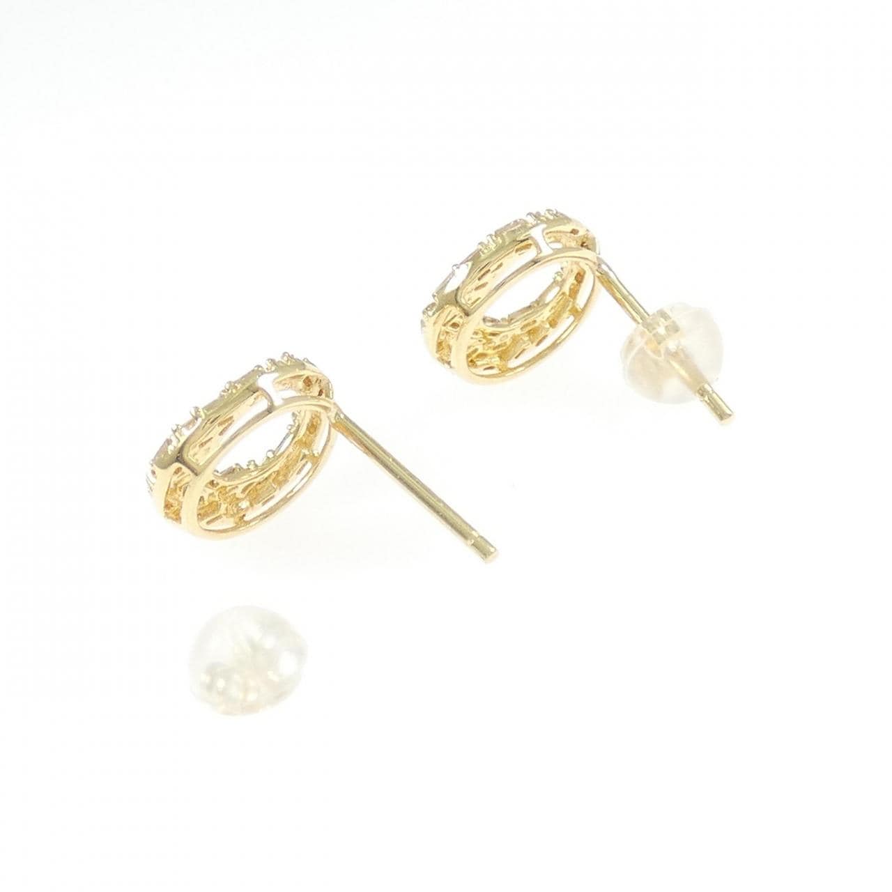 K18YG ダイヤモンド ピアス 0.30CT