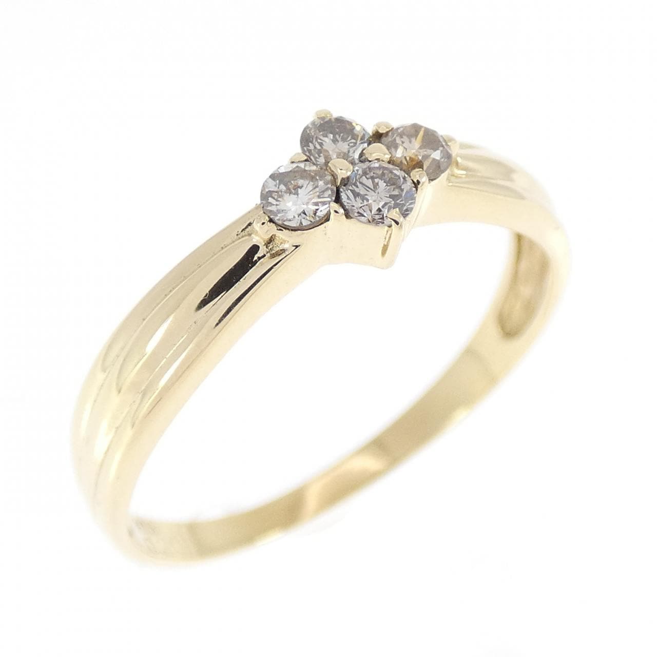 K18YG ダイヤモンド リング 0.20CT