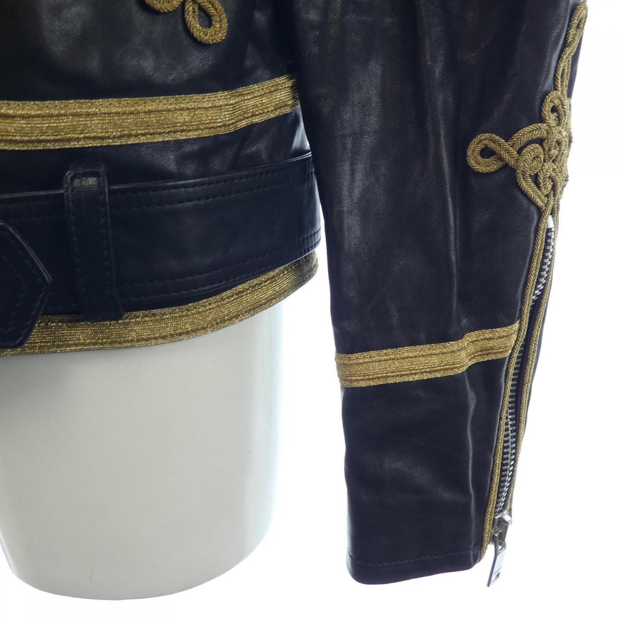 サンローラン SAINT LAURENT 372996 Y5HF1 レザーライダースジャケット