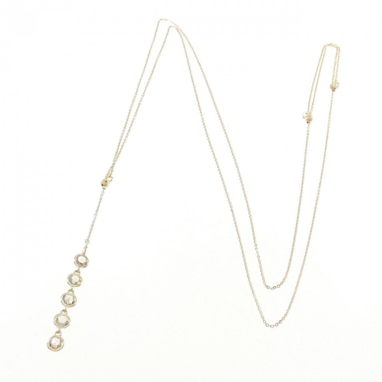 K18YG ダイヤモンド ネックレス 0.40CT