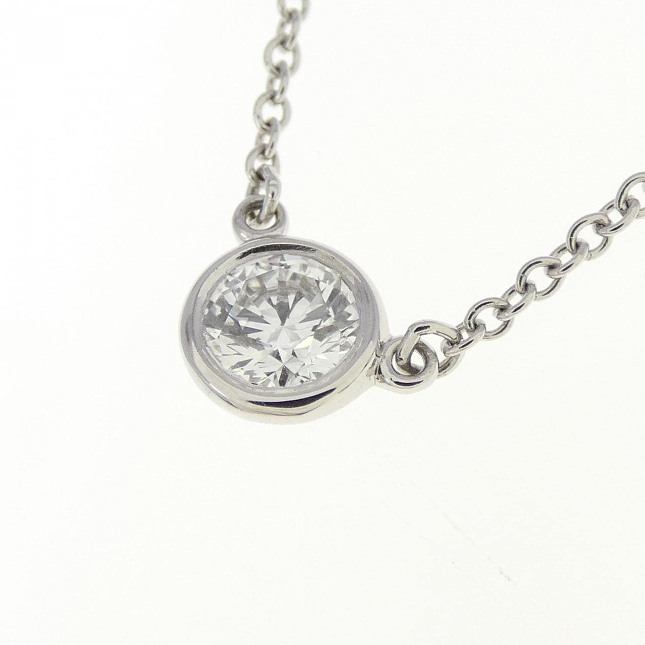 ティファニー バイザヤード ネックレス 0.28CT H VS1 EXT