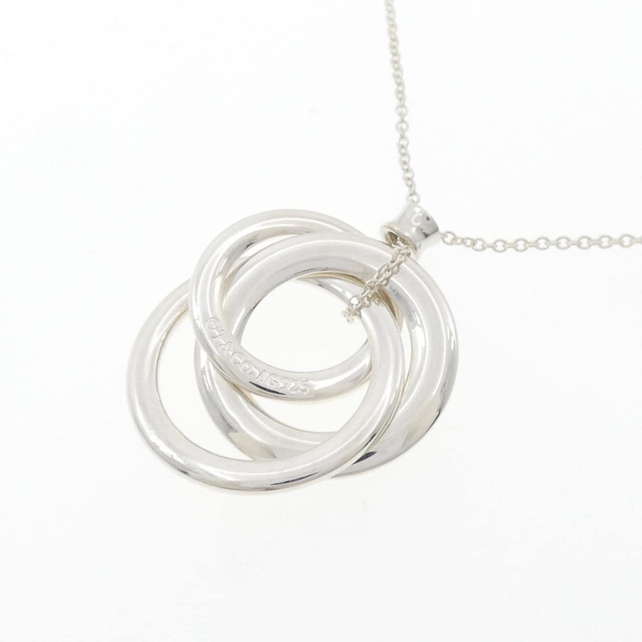 TIFFANY Co. 1837 Interlocking Circle Small Necklace