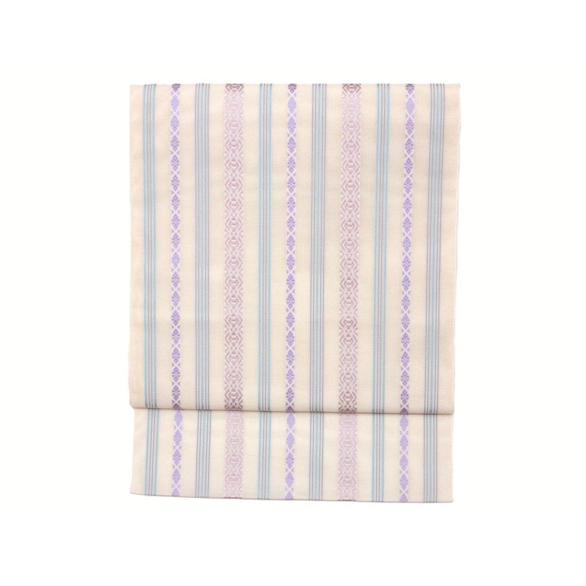 【未使用品】夏名古屋帯【紗献上博多織】　全通柄