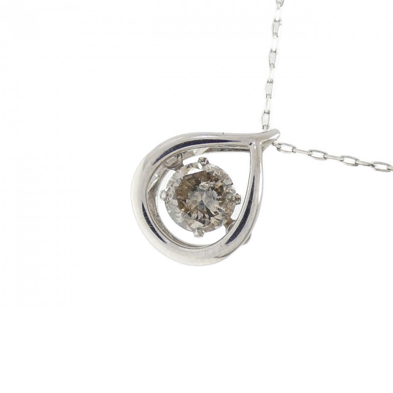 PT900 ダイヤモンド ネックレス 0.30CT