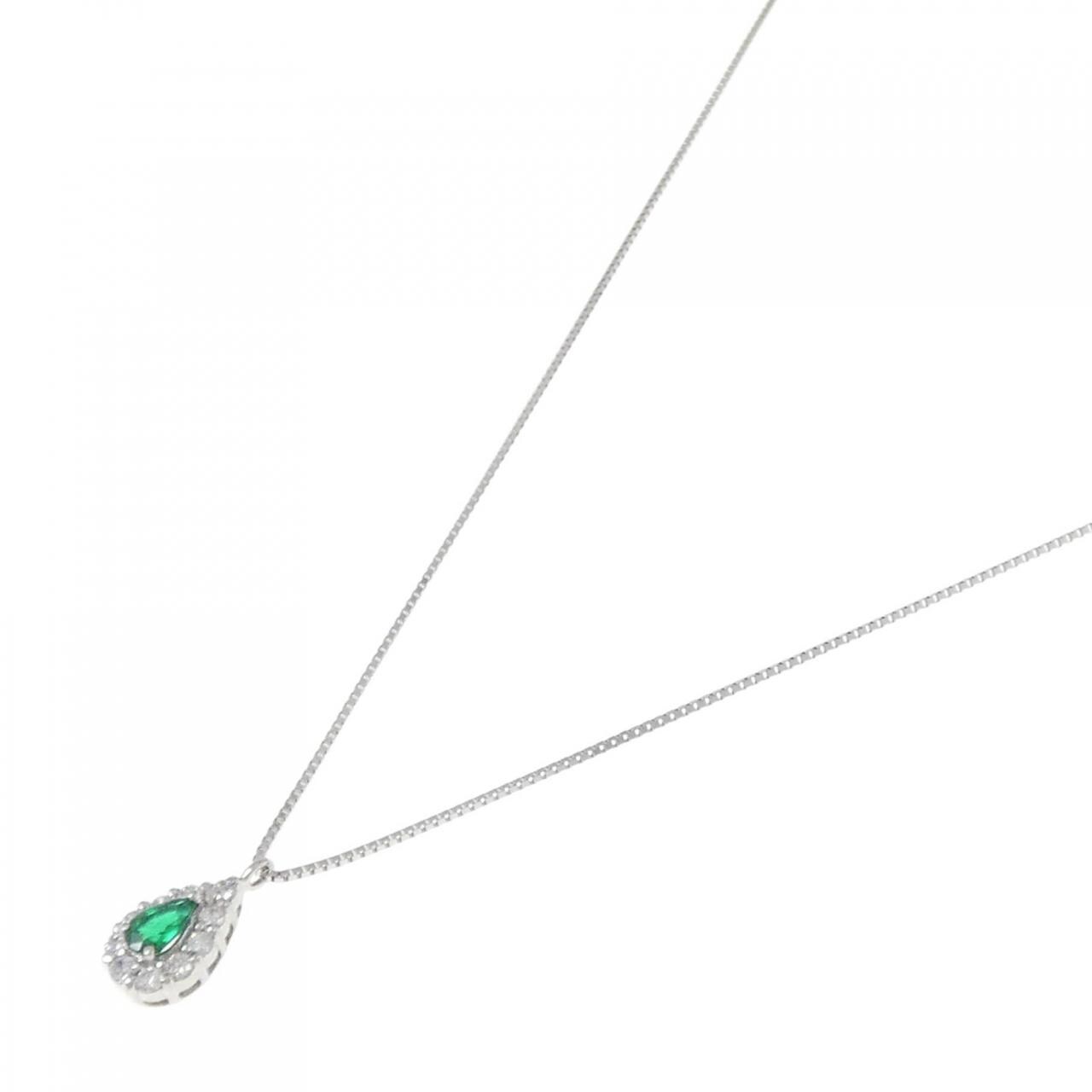PT Emerald Necklace 0.18CT