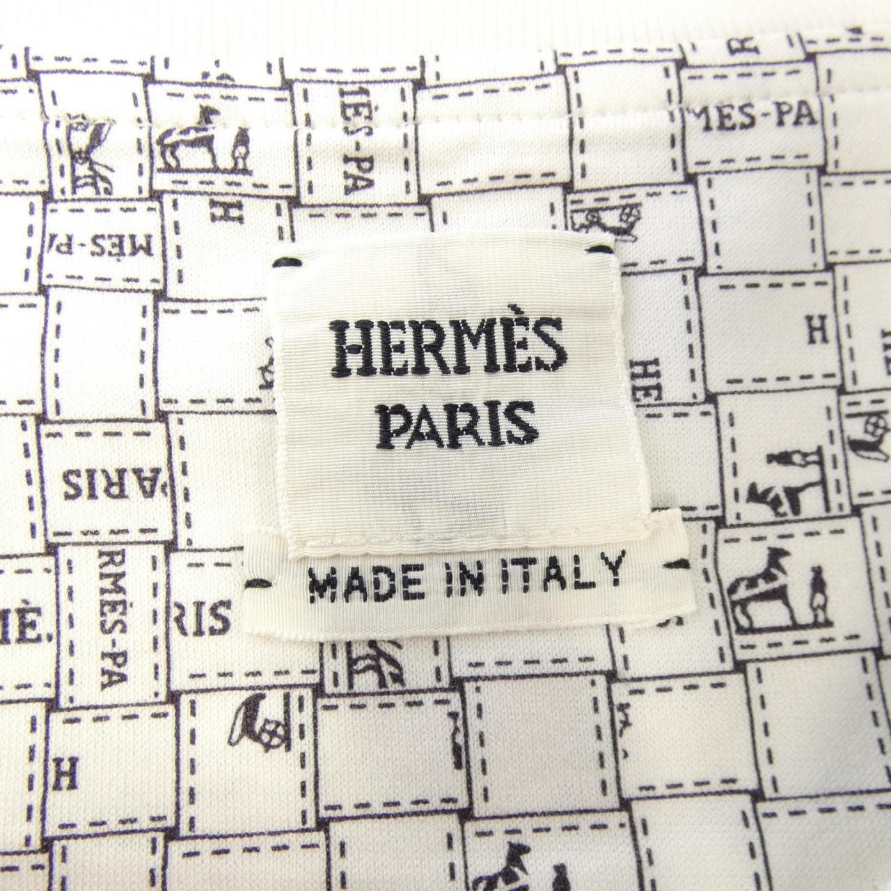 エルメス HERMES BOLDUC AU CARRE ボルデュックチェック 5E4645DK Tシャツ