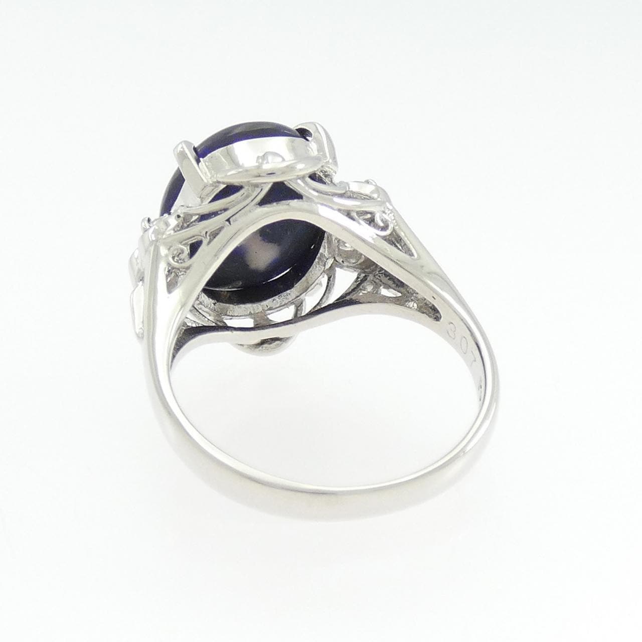 PT900 ブラックオパール リング 3.07CT