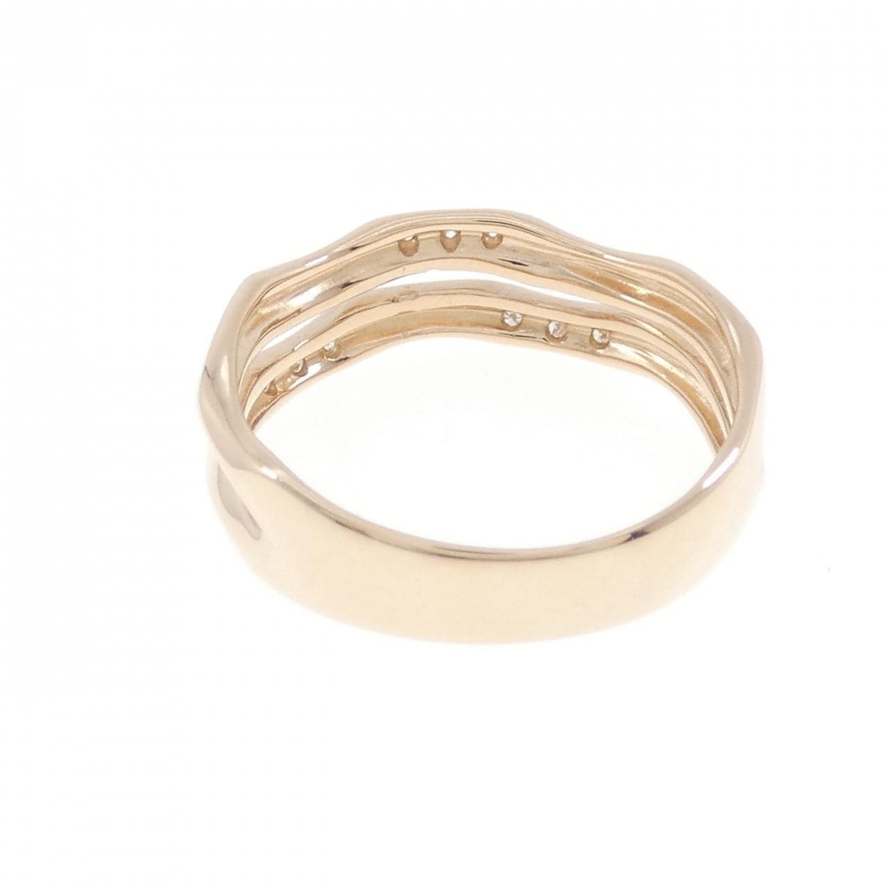 K18PG ダイヤモンド リング 0.06CT