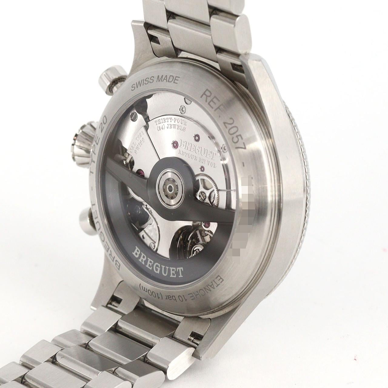 ブレゲ タイプXXクロノグラフ 2057ST/92/3WU SS 自動巻