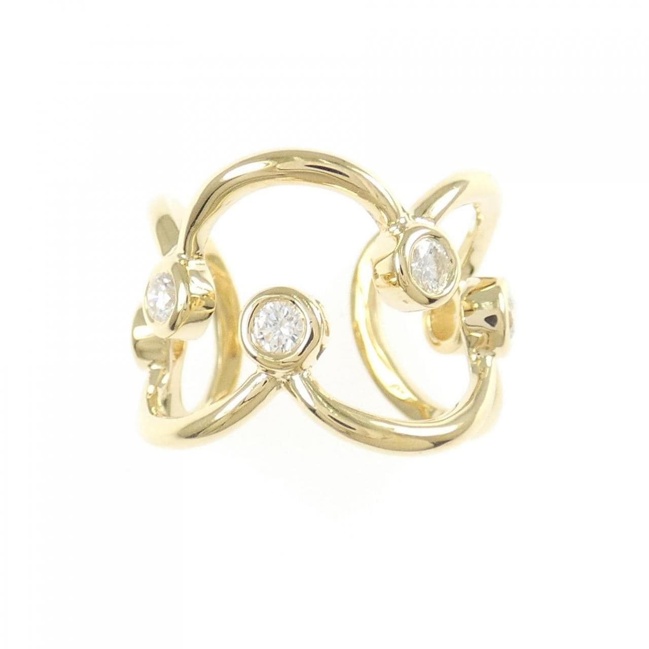 K18YG ダイヤモンド リング 0.53CT