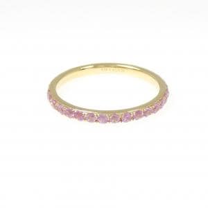 K18YG サファイヤ リング 0.47CT