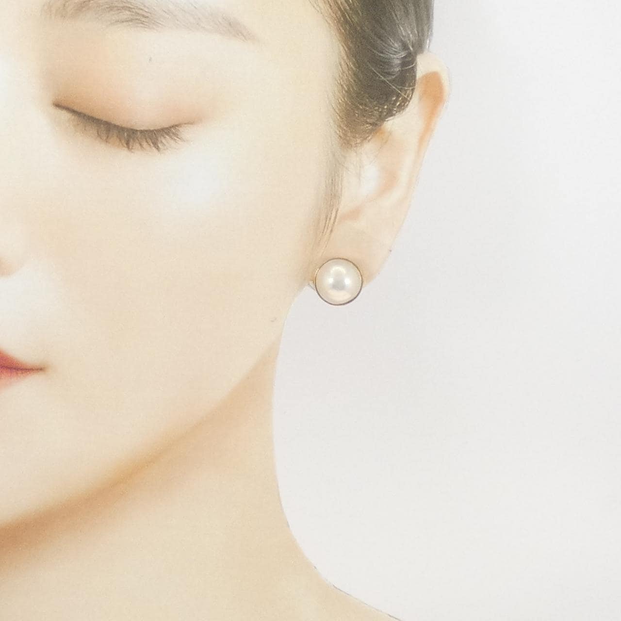 K18YG マベパール ピアス