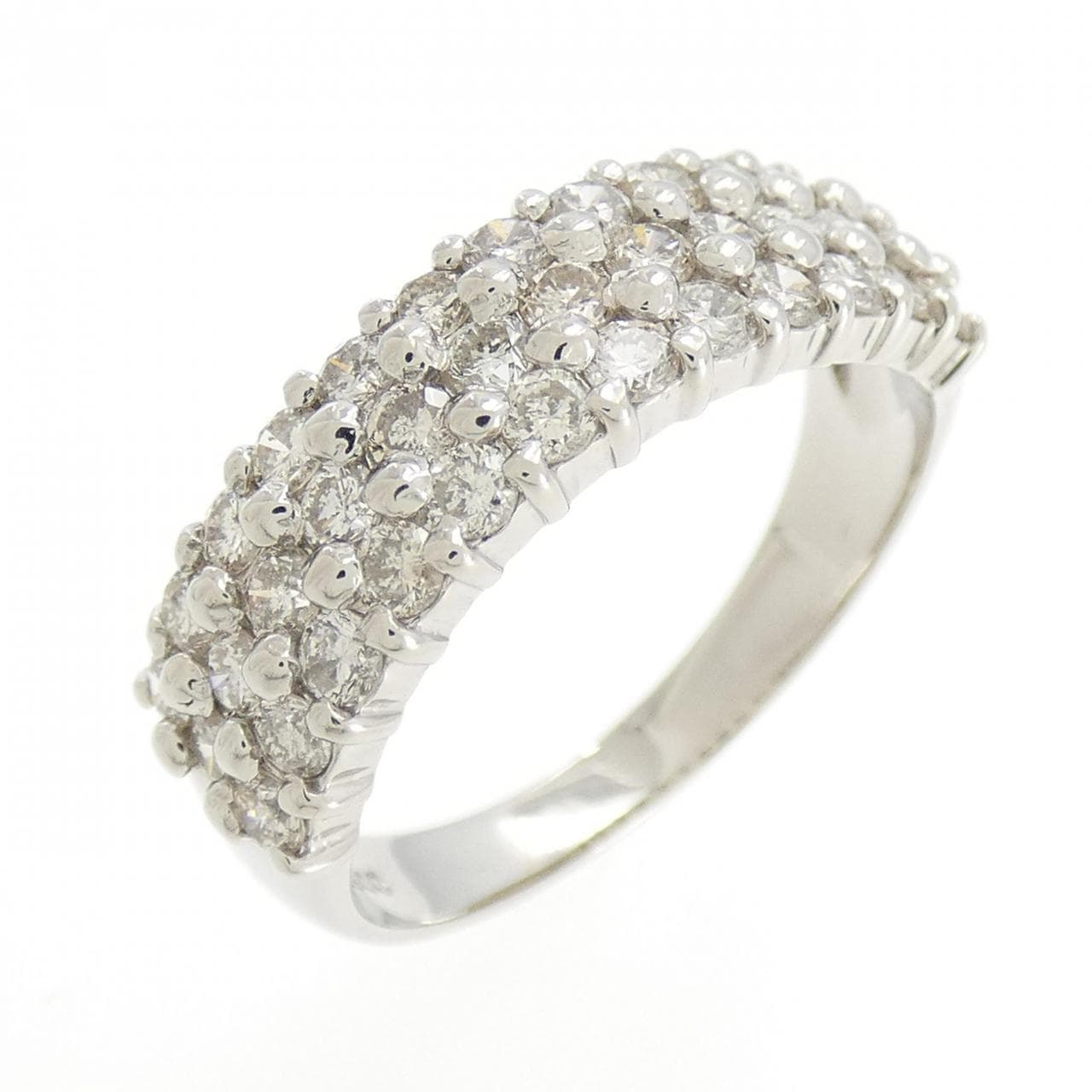 PT Pave Diamond Ring 1.00CT