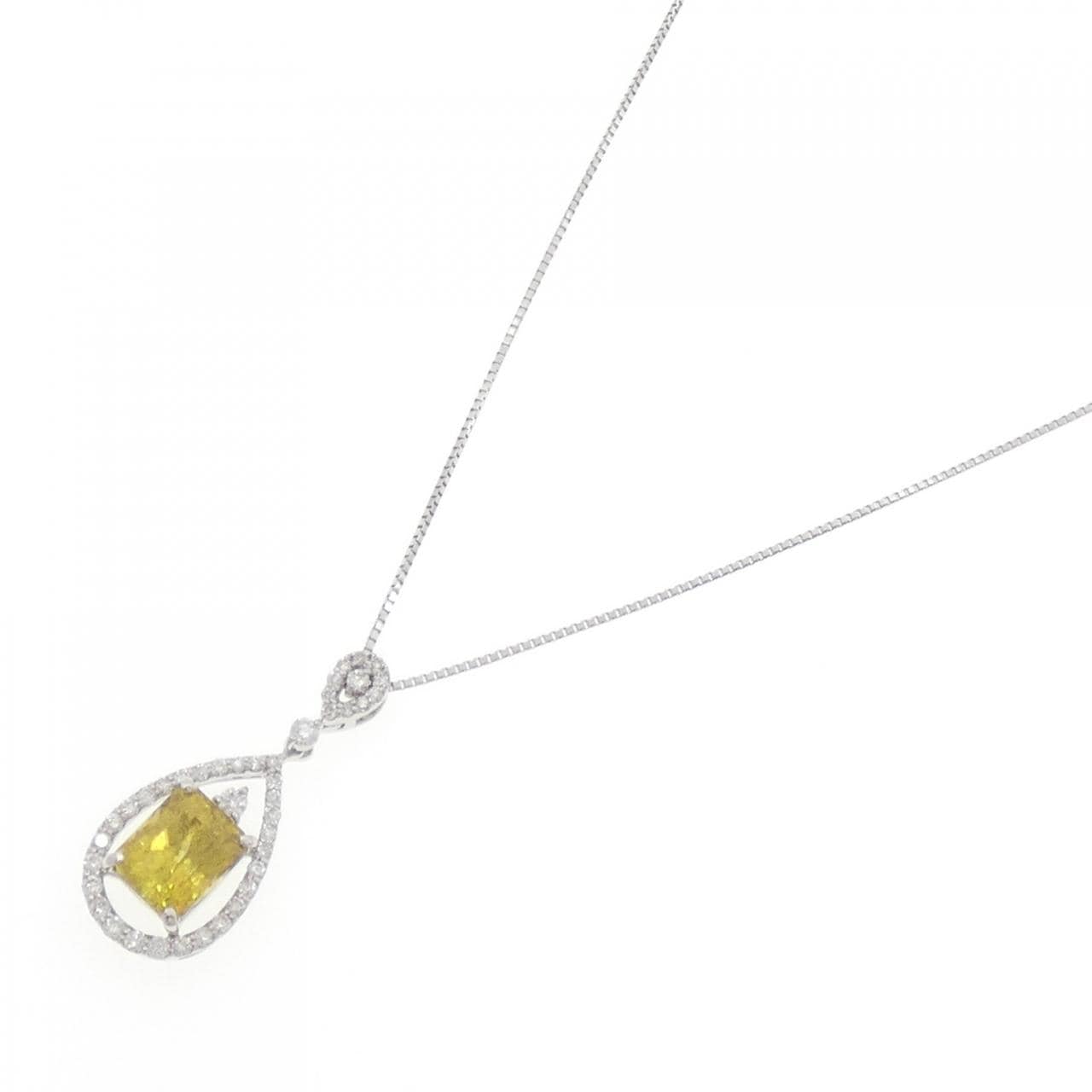 PT900/PT850 スフェーン ネックレス 2.15CT