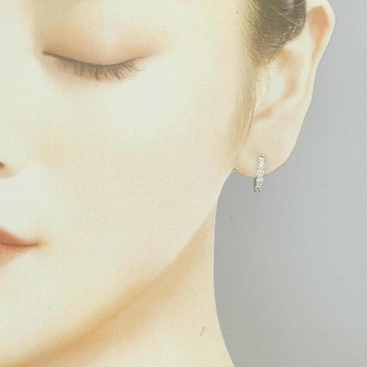 PT900 ダイヤモンド ピアス 0.50CT