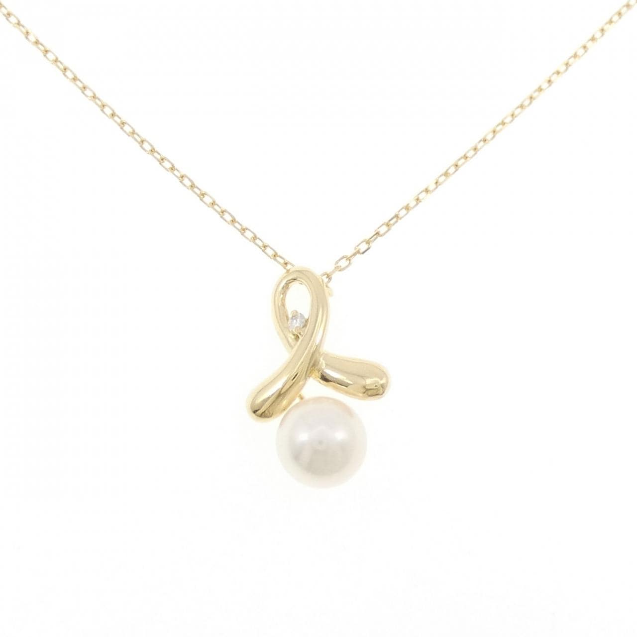 K18YG アコヤパール ネックレス 6.6mm