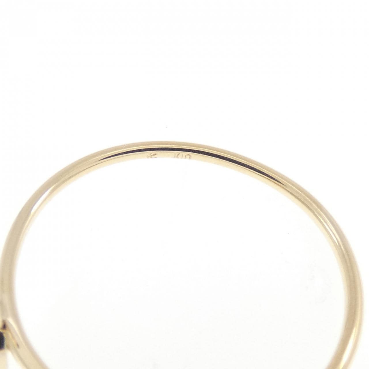 クミキョク イニシャル ダイヤモンド ピンキー リング 0.01CT