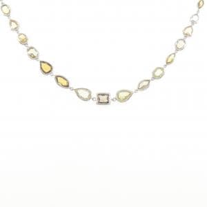 K18WG ダイヤモンド ネックレス 10.17CT
