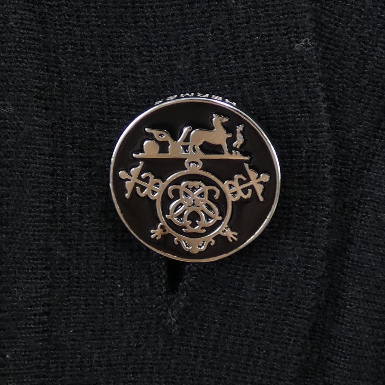 エルメス HERMES EX-LIBRIS エクスリブリス 3H2707D6 カーディガン