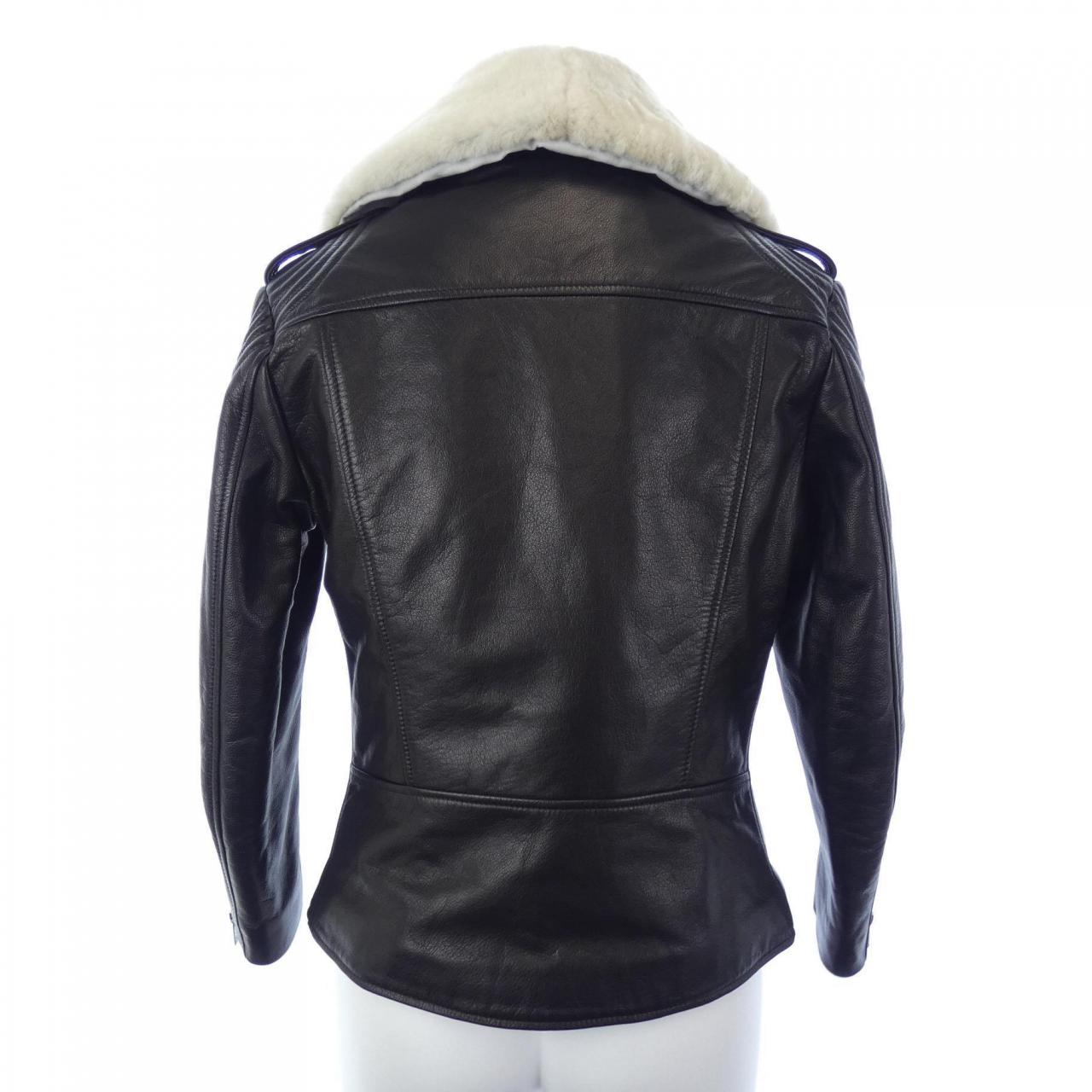 CHARLES ANASTASE Leather Riders Jacket