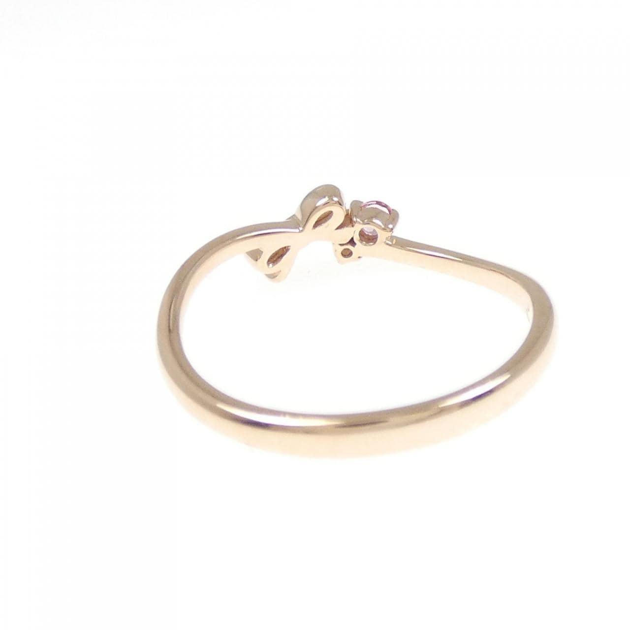 K10PG リボン トルマリン リング