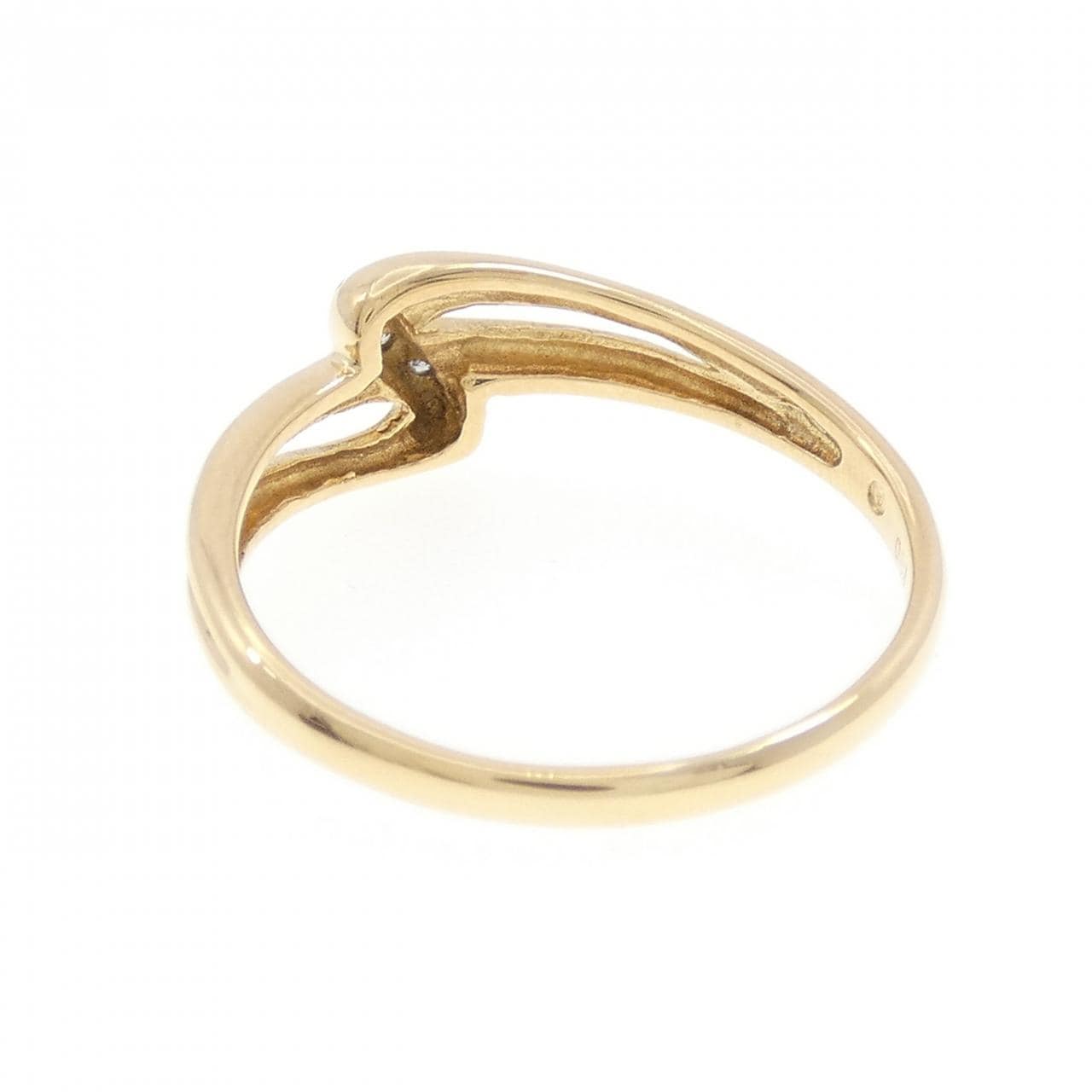 K18YG ダイヤモンド リング 0.03CT