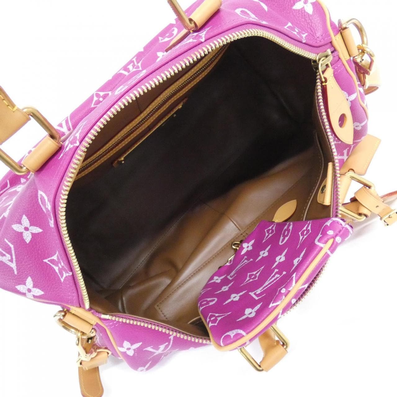 ルイヴィトン モノグラム レザー スピーディ P9 バンドリエール 40cm M11563 ボストンバッグ