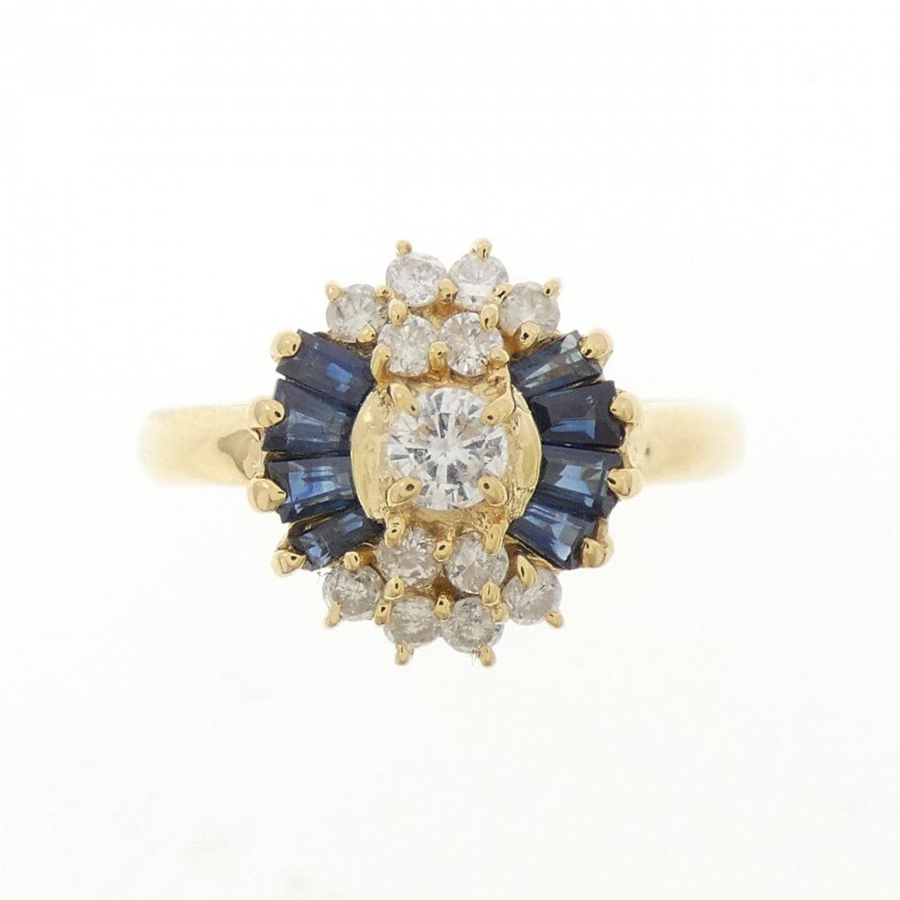 K18YG サファイヤ リング