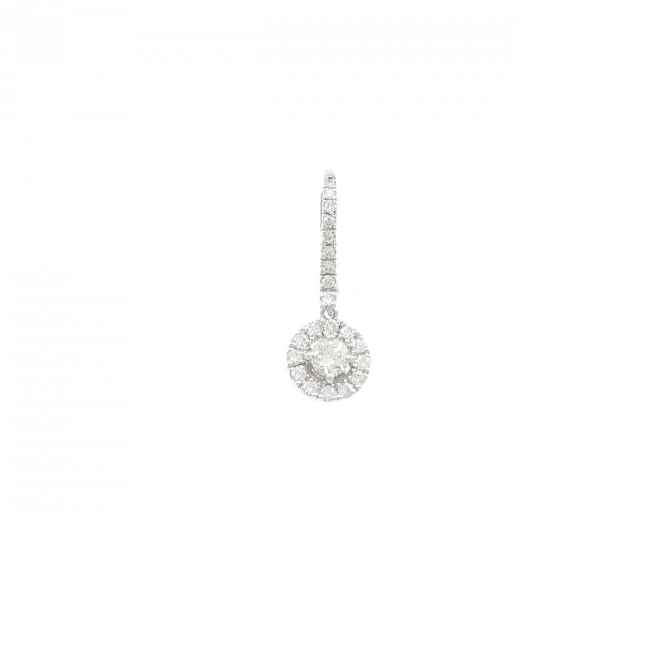フォーエバー　マーク センター･オブ･マイ･ユニバース パヴェドロップ ピアス 0.43CT 片耳