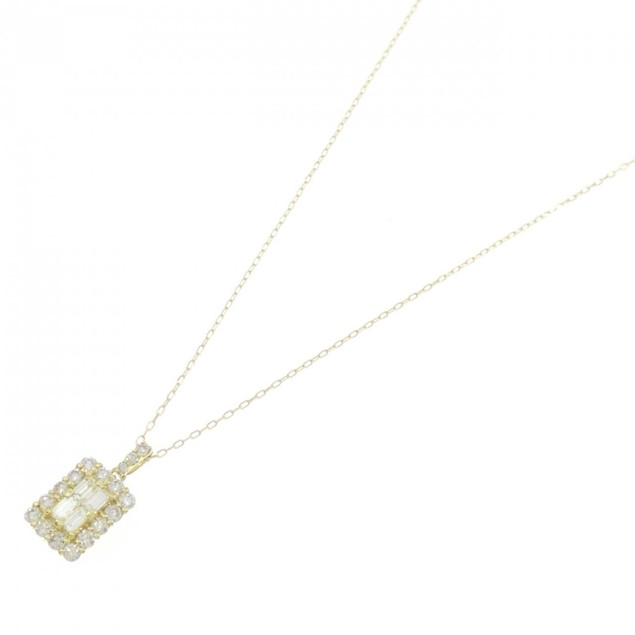 【新品】K18YG ダイヤモンド ネックレス 0.50CT