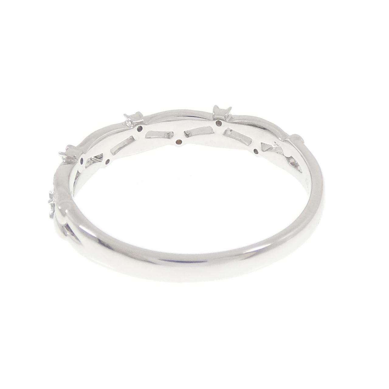 K18WG ダイヤモンド リング 0.10CT