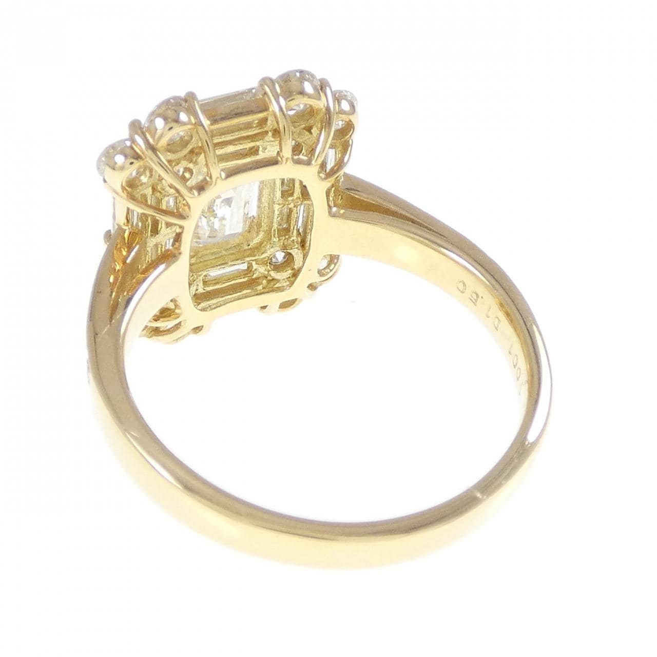 【新品】K18YG ダイヤモンド リング 1.001CT