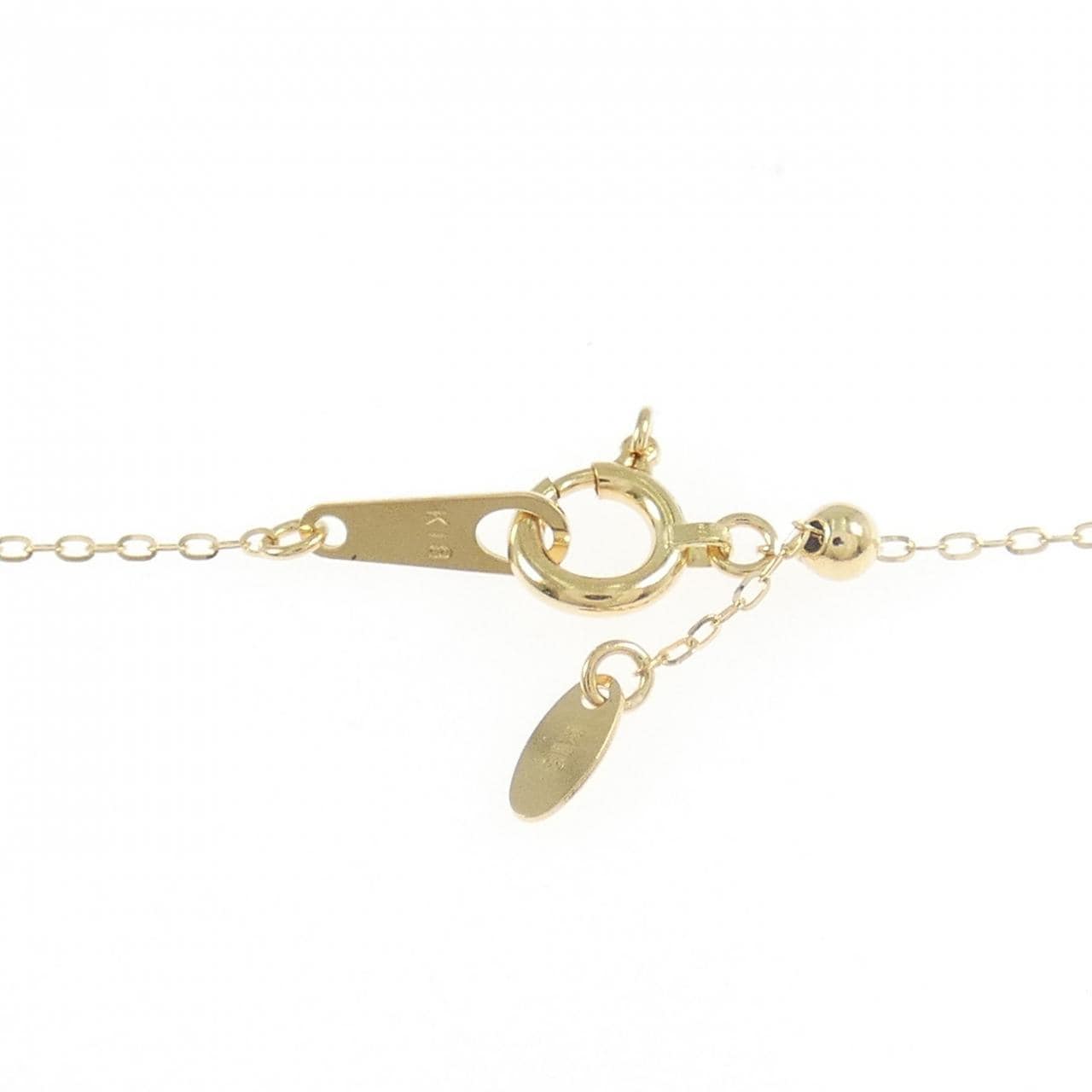 K18YG ダイヤモンド ネックレス 0.309CT H SI2 Good