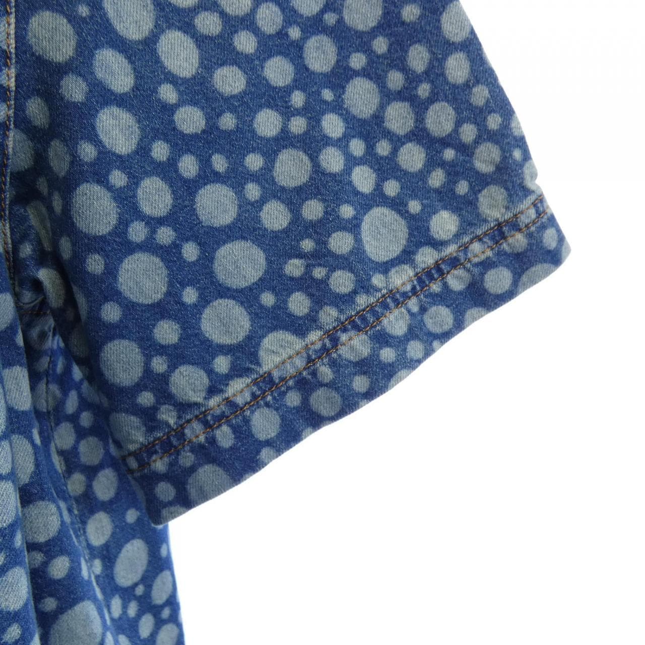 ルイヴィトン LOUIS VUITTON LV×YK インフィニティドットデニムシャツ HOS33WYN4 草間彌生 S/Sシャツ