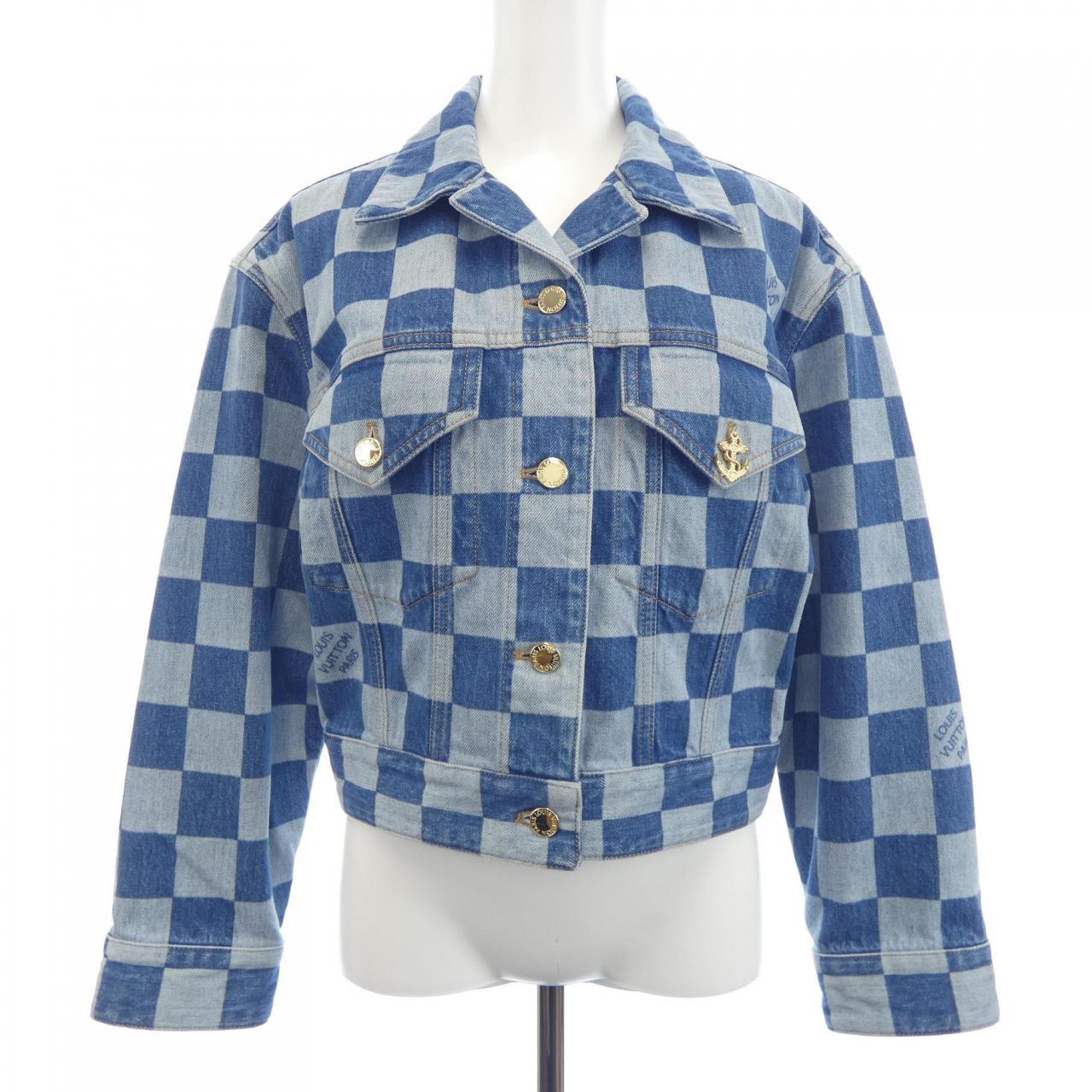 ルイヴィトン LOUIS VUITTON ダミエデニムジャケット FQJA59RXZ デニムジャケット