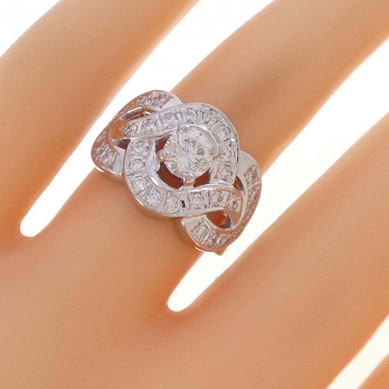 PT900 ダイヤモンド リング 0.506CT