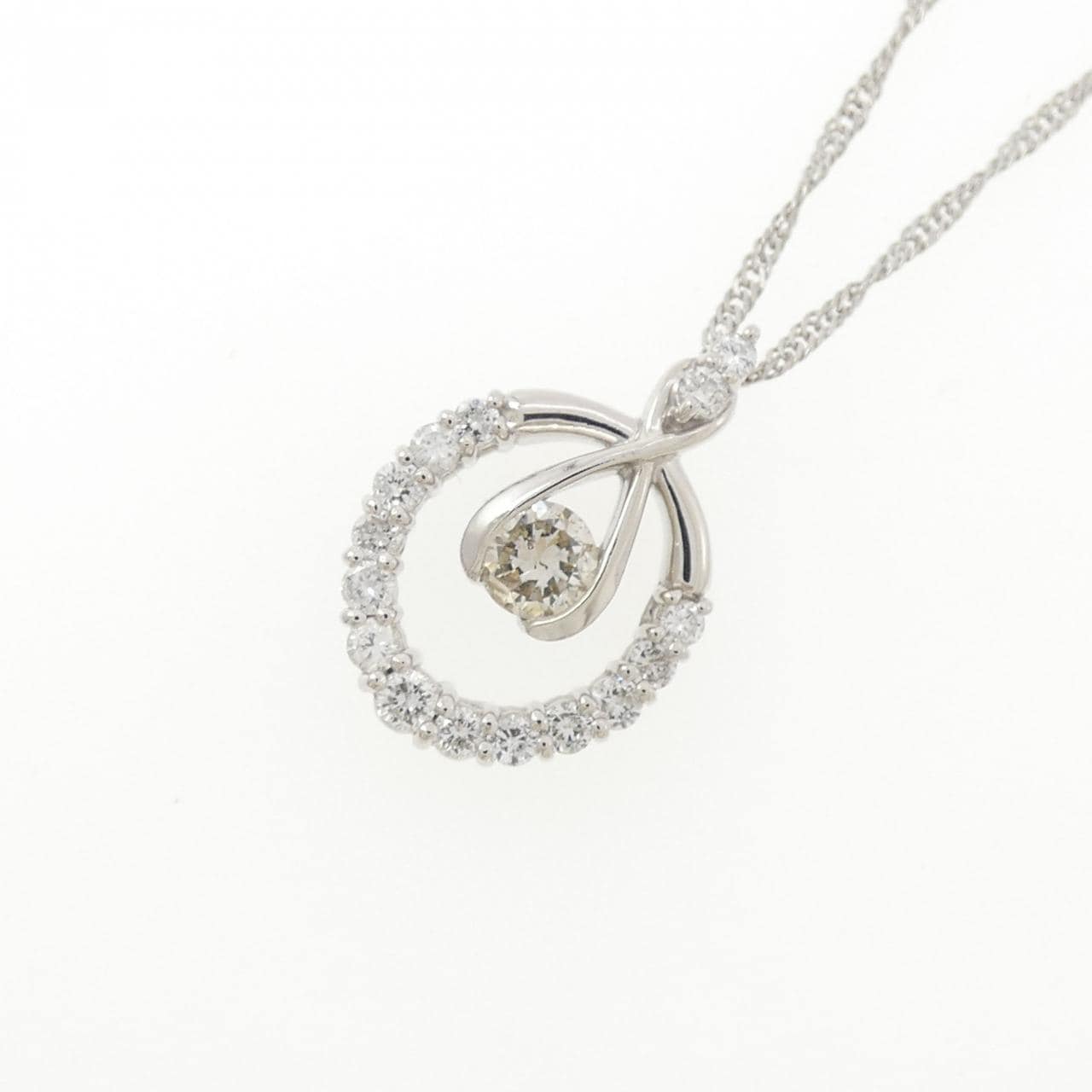 PT900/PT850 ダイヤモンド ネックレス 0.31CT