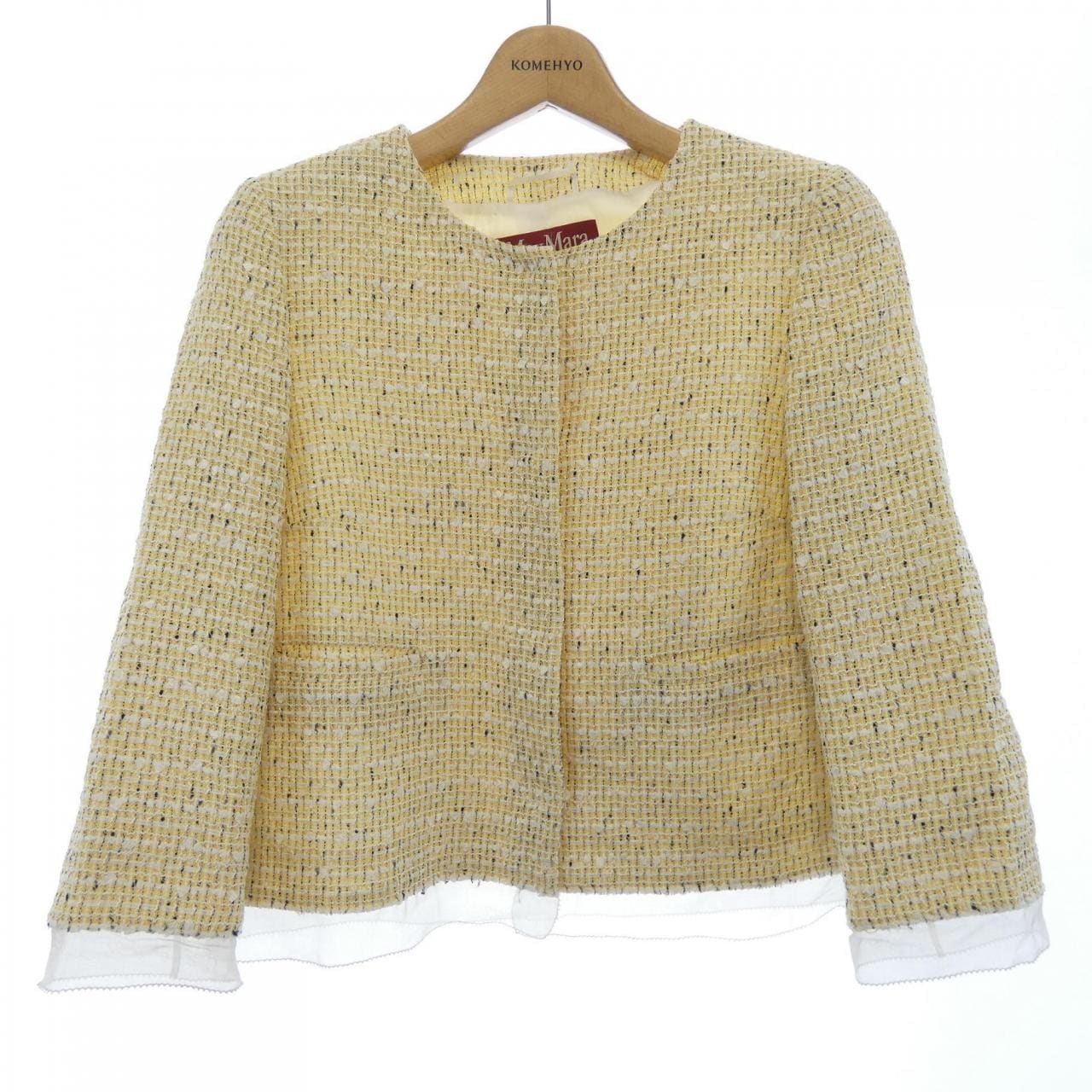 マックスマーラステュディオ Max Mara STUDIO ノーカラージャケット