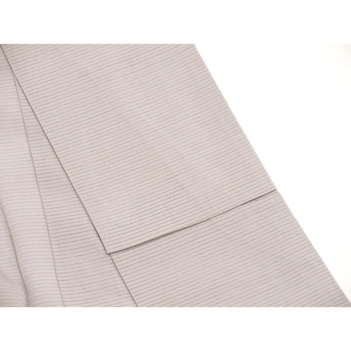 【未使用品】単衣　駒絽訪問着　友禅加工ボカシ染