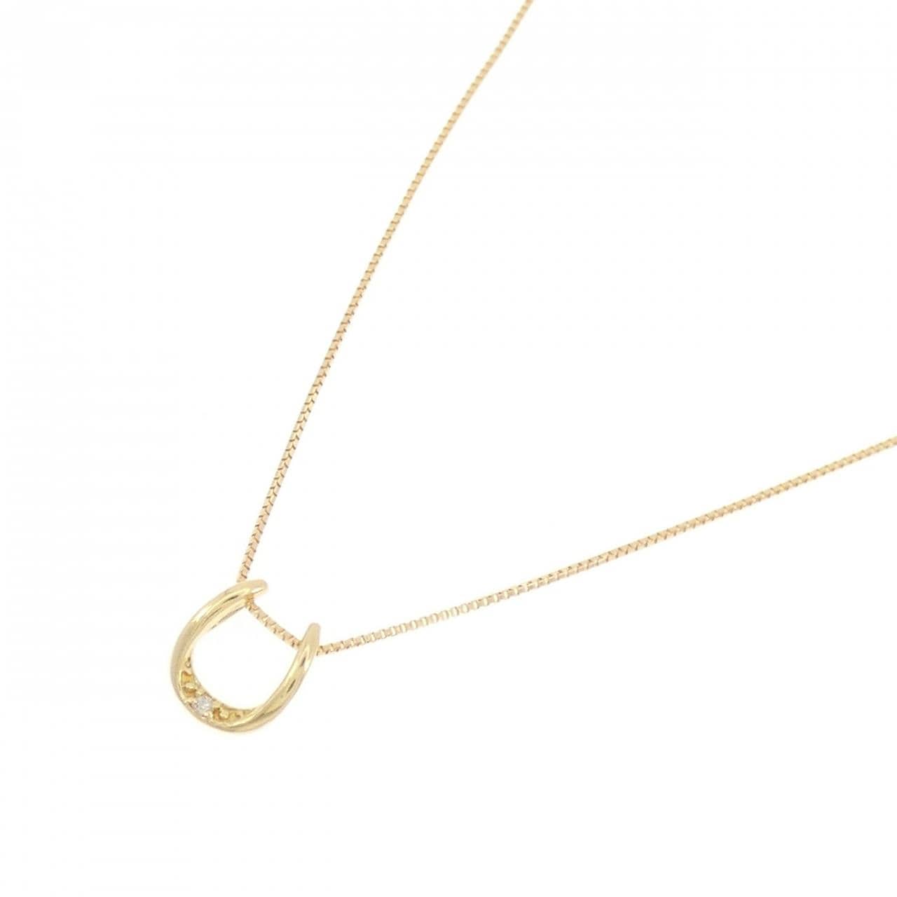 K18YG ダイヤモンド ネックレス 0.006CT