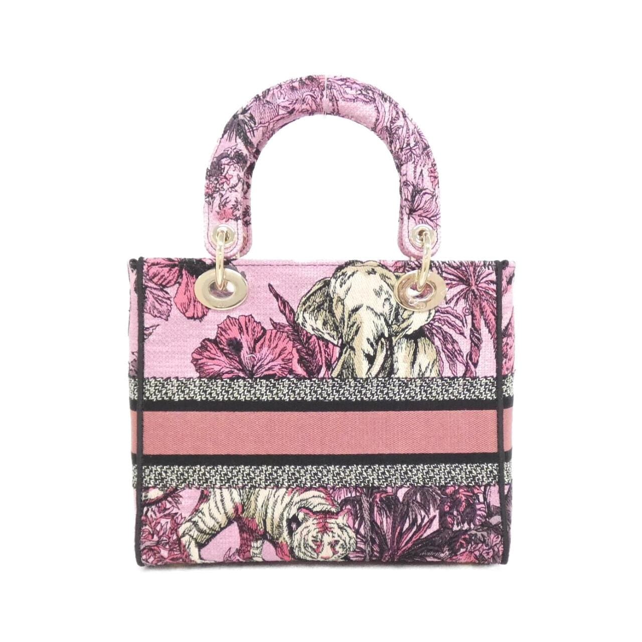クリスチャンディオール TOILE DE JOUY VOYAGE レディ D-ライト ミディアム M0565OEUP バッグ