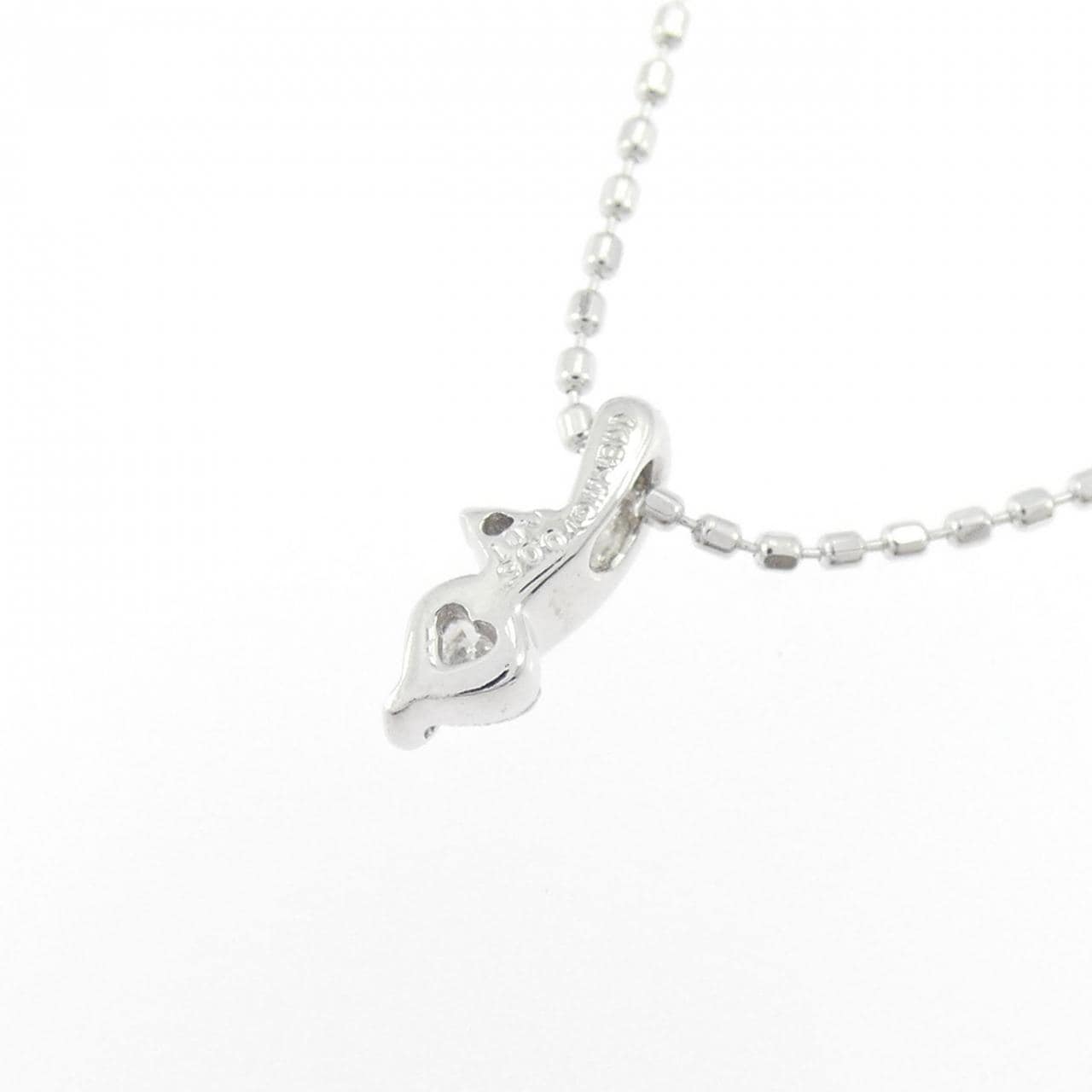 K18WG ダイヤモンド ネックレス 0.06CT