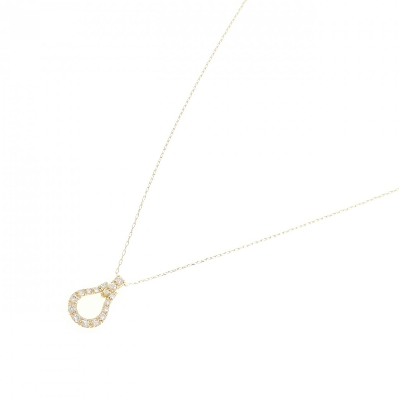 【新品】K18YG ダイヤモンド ネックレス 0.15CT