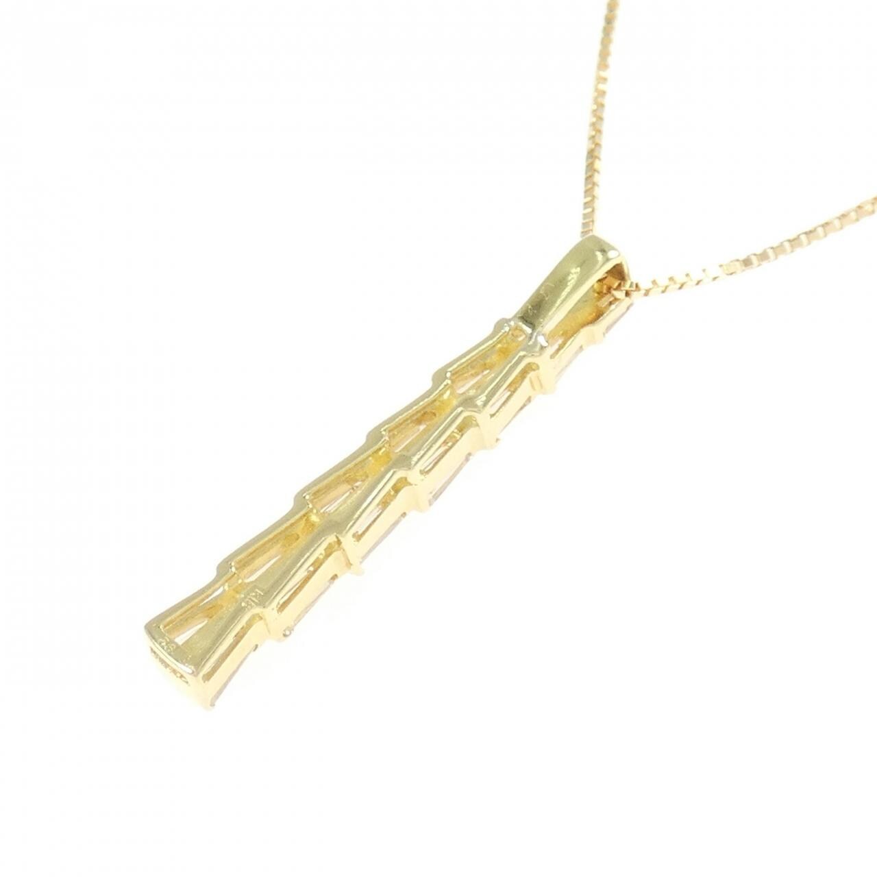 K18YG ダイヤモンド ネックレス 0.92CT