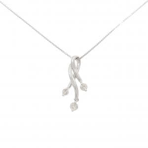 K18WG ダイヤモンド ネックレス 0.30CT